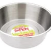 14" Caldex Classic Super Value Stainless Steel Dog Bowl Dish 1 14" Caldex Classic Super Value Stainless Steel Dog Bowl Dish -Pet Life Shop 8129