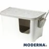 Moderna Casetta Camelia White Litter Box 1 Moderna Casetta Camelia White Litter Box -Pet Life Shop 814705