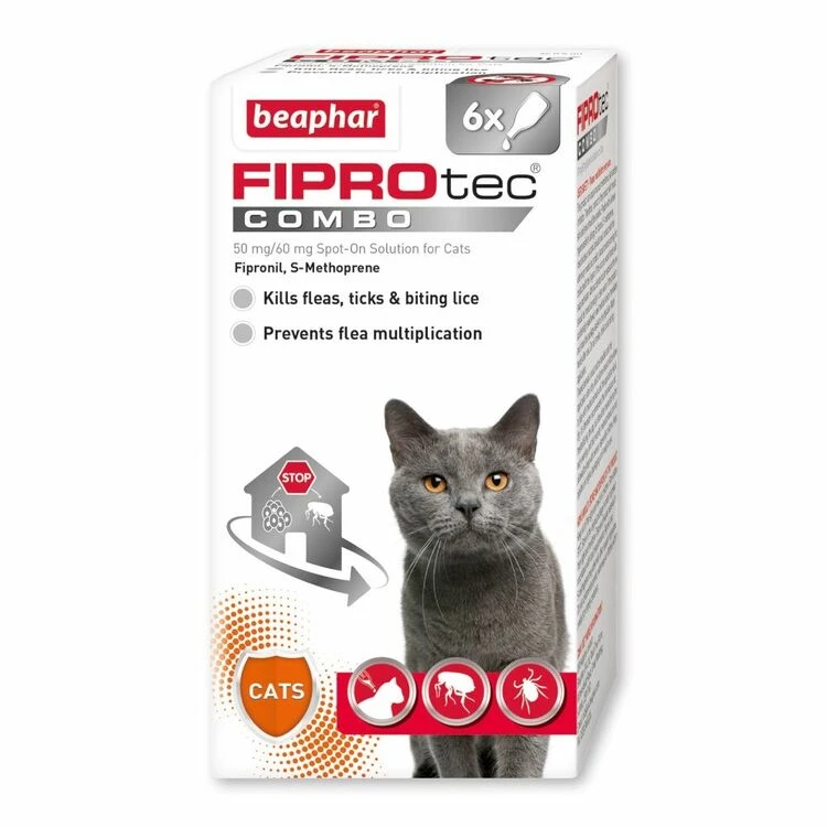 FIPROtec Combo Spot On Cat 6 Pipettes 3 FIPROtec Combo Spot On Cat 6 Pipettes