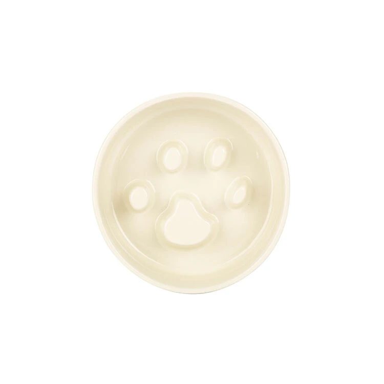 Scruffs® Icon Slow Feeder Pet Bowl Cream 4 Scruffs® Icon Slow Feeder Pet Bowl Cream - Image 2