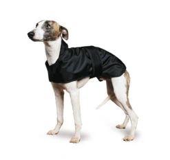 Muddy Paws Greyhound/Whippet Dog Coat In Black