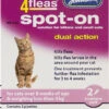 Johnson's 4fleas Spot-On Dual Action For Cats/Kittens Less Than 4kg - 2 Treatments -Pet Life Shop D040.jpeg 1