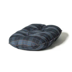 Danish Design Lumberjack Navy/Grey Quilted Dog Mattress
