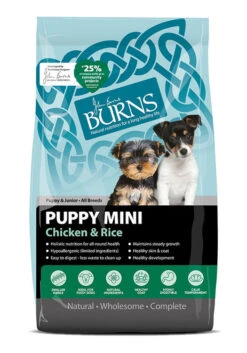 Burns Puppy/Junior Mini Chicken & Rice Dog Food 8 Burns Puppy/Junior Mini Chicken & Rice Dog Food -Pet Life Shop Puppy Mini Chicken 6kg