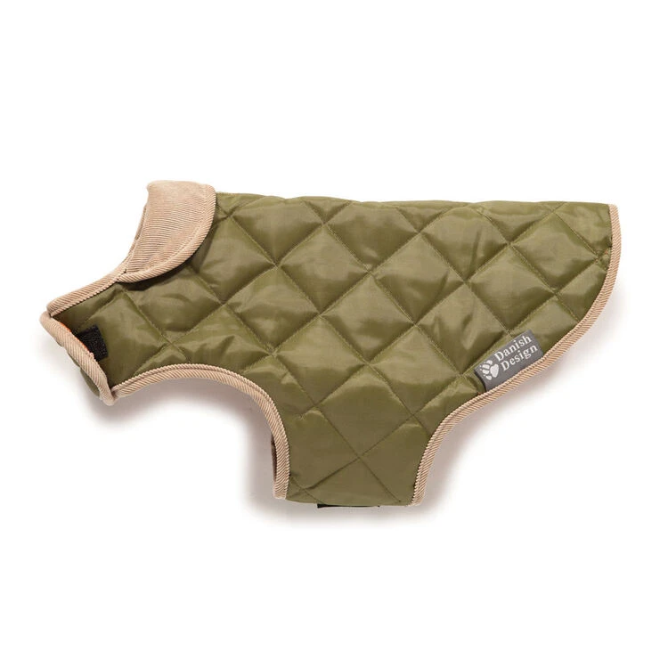 Danish Design Forest Green Quilted Dog Coat 4 Danish Design Forest Green Quilted Dog Coat - Image 2