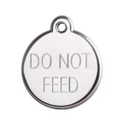 Red Dingo Stainless Steel Engraved Dog Tag Dog Yellow 9 Red Dingo Stainless Steel Engraved Dog Tag Dog Yellow -Pet Life Shop TAG1 DO NOT FEED 7