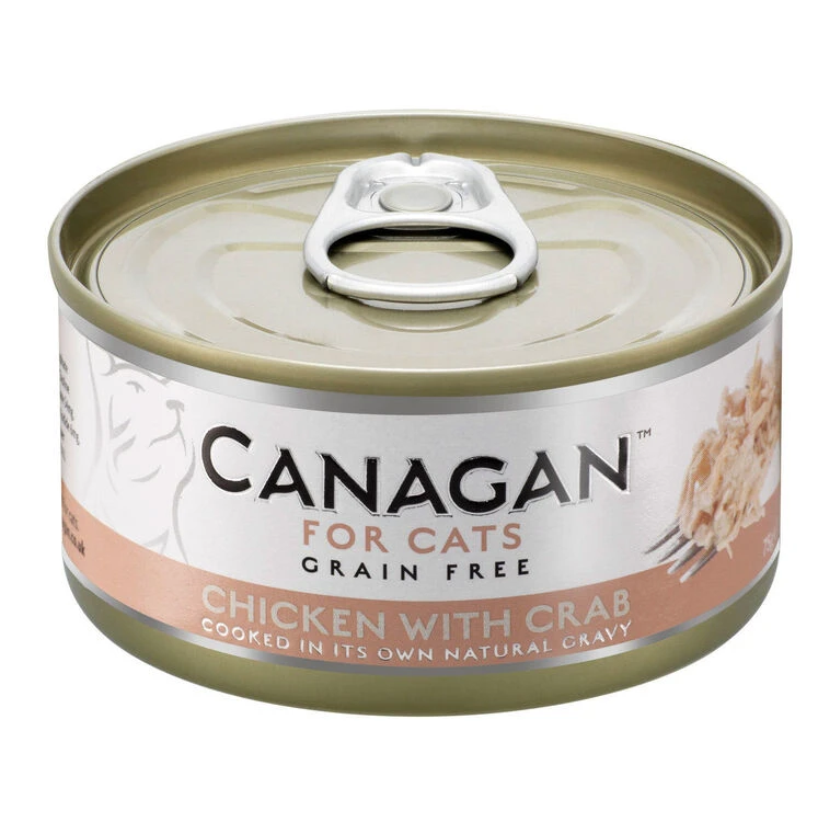 12 X 75g Canagan Free Run Chicken With Crab Grain-Free Cat Food 3 12 X 75g Canagan Free Run Chicken With Crab Grain-Free Cat Food