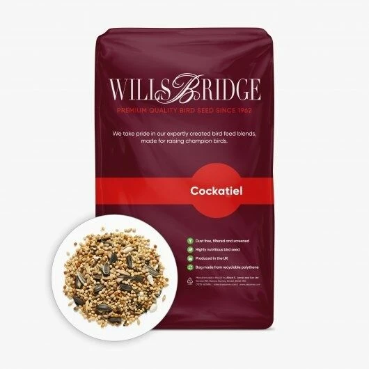 Willsbridge Cockatiel Mix Bird Food 20kg 3 Willsbridge Cockatiel Mix Bird Food 20kg