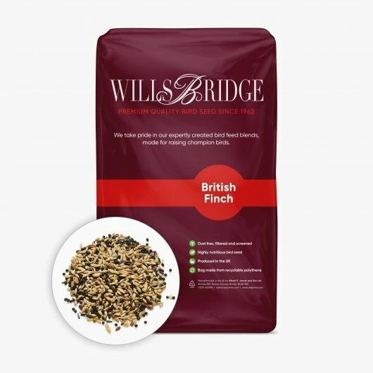 Willsbridge British Finch Mix 20kg 3 Willsbridge British Finch Mix 20kg