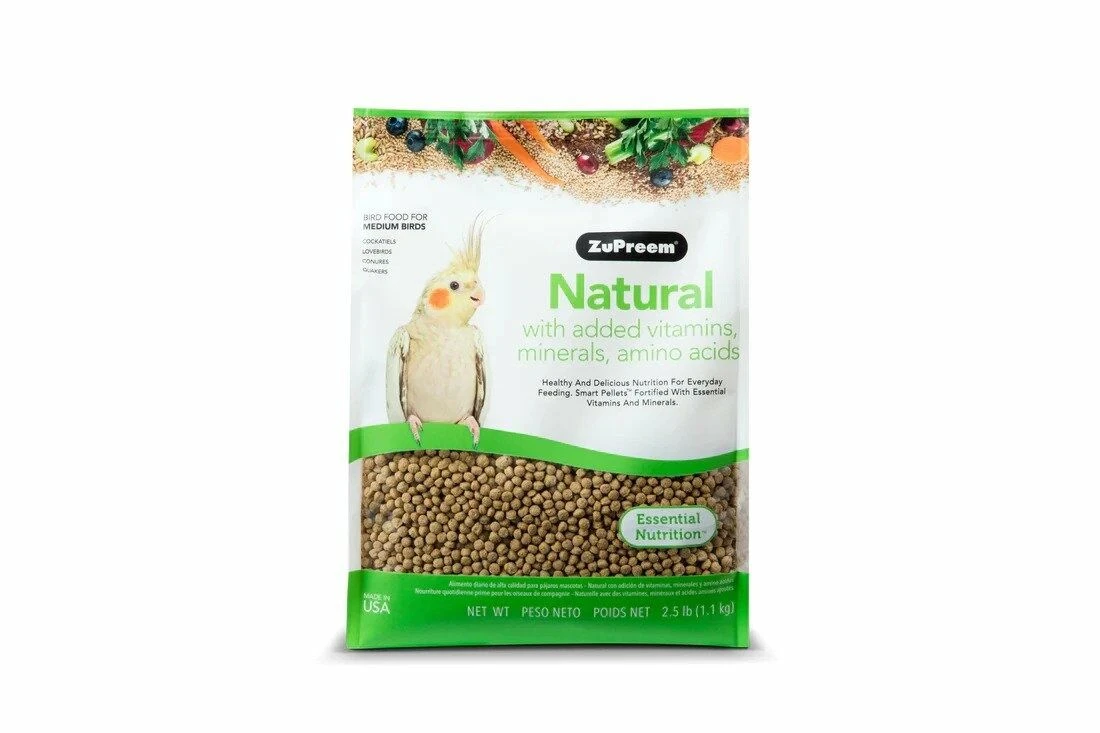 Sky Pet Products Zupreem Natural Medium Bird Food 2.5lb 3 Sky Pet Products Zupreem Natural Medium Bird Food 2.5lb