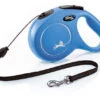 Flexi New Classic Retractable Cord Lead Blue -Pet Life Shop flexiNewClassicMCord8mblue