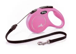 Flexi New Classic Retractable Cord Lead Pink