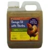 6 X Natures Grub Omega Oil With Health Boosting Herbs For Poultry 1 Litre