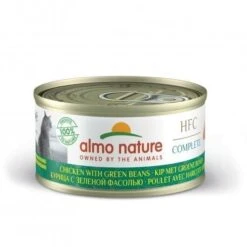 24 X Almo Nature HFC Complete Chicken With Green Beans Cat Food 70g