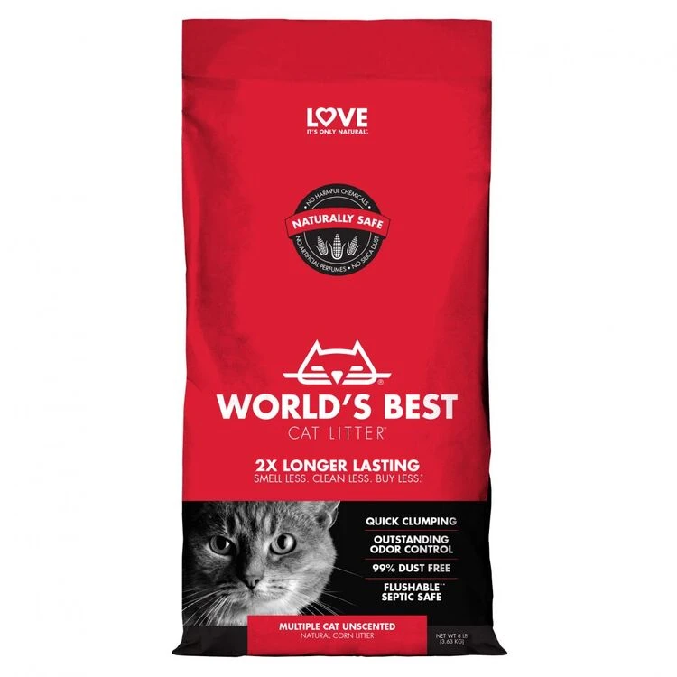World's Best Multiple Cat Litter Clumping Formula 3.63kg 3 World's Best Multiple Cat Litter Clumping Formula 3.63kg