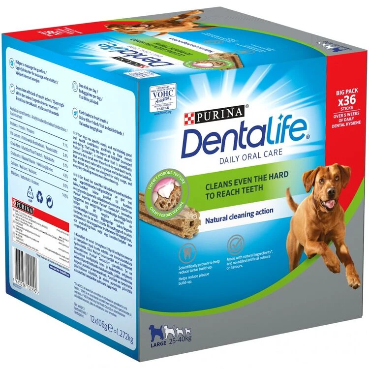 Dentalife Large Dog Treat Dental Chews 3 Dentalife Large Dog Treat Dental Chews