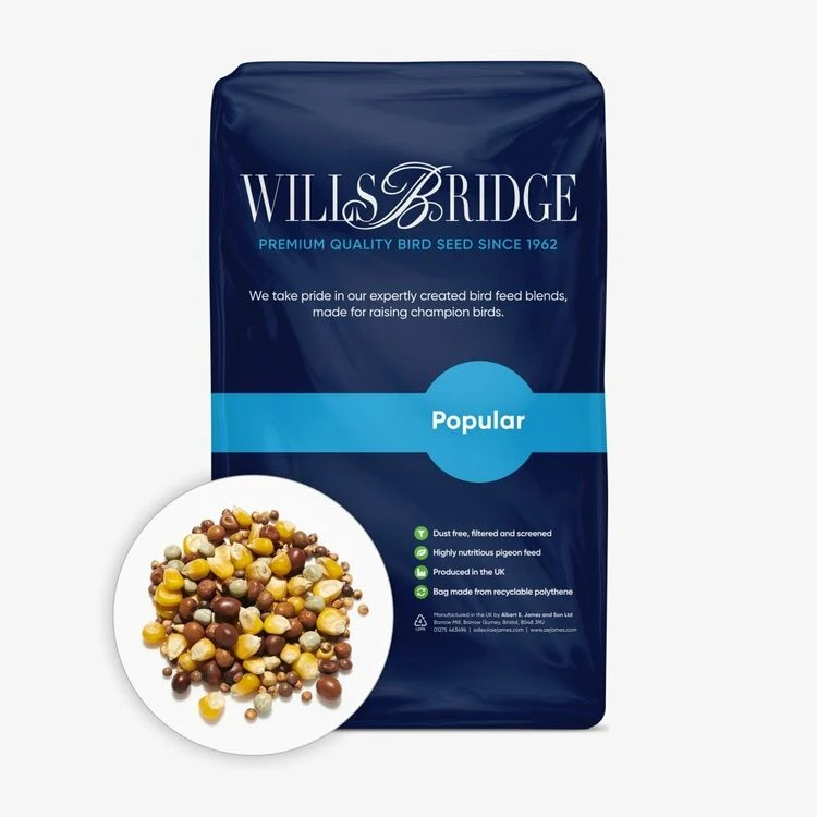 Willsbridge Pigeon Popular Mix Bird Food 20kg 3 Willsbridge Pigeon Popular Mix Bird Food 20kg