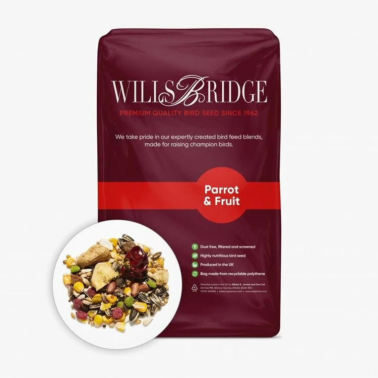 Willsbridge Fruity Parrot Mix 12.5kg 3 Willsbridge Fruity Parrot Mix 12.5kg