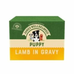 12 X James Wellbeloved Puppy Dog Food Pouches - Grain Free Lamb 100g