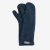 Lords & Labradors Bamboo Dog Drying Mits Navy Blue 2 Lords & Labradors Bamboo Dog Drying Mits Navy Blue -Pet Life Shop lords and labradors drying gloves navy studio