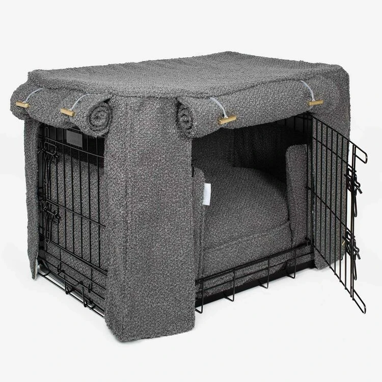 Lords & Labradors Dog Crate Set In Granite Boucle 5 Lords & Labradors Dog Crate Set In Granite Boucle - Image 3