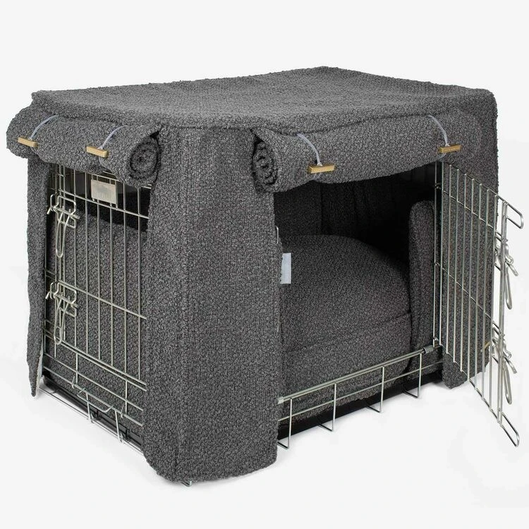 Lords & Labradors Dog Crate Set In Granite Boucle 6 Lords & Labradors Dog Crate Set In Granite Boucle - Image 4