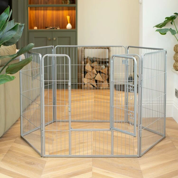 Lords & Labradors 6 Panel Play Pen 80cm Grey 3 Lords & Labradors 6 Panel Play Pen 80cm Grey