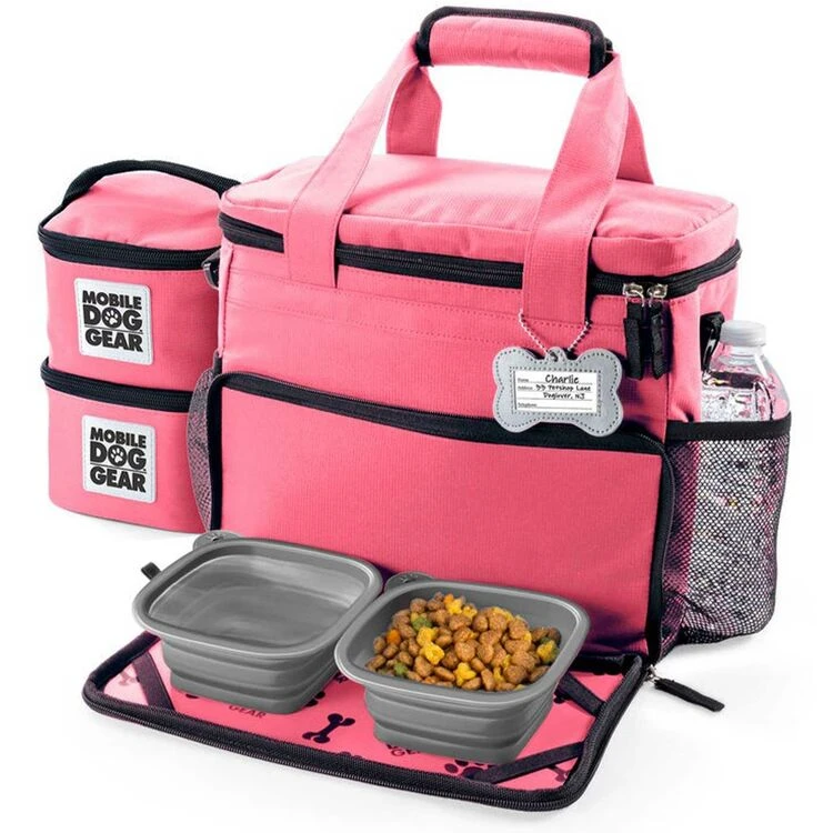 Mobile Dog Gear Weekend Away Bag Pink 3 Mobile Dog Gear Weekend Away Bag Pink