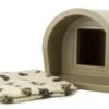 Mr Snugs Katden Cat Kennel With Pet Mattress - Sandstone -Pet Life Shop mr snugs katden cat kennel with pet mattress sandstone