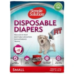 Simple Solution Dog Disposable Diapers / Sanitary Pants -Pet Life Shop p5c5i6vq