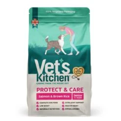 Vet's Kitchen Protect & Care Senior Dog Salmon & Brown Rice