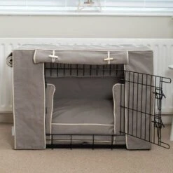 Lords & Labradors Dog Crate Set In Savanna Stone