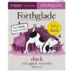 18 X Forthglade Wholegrain Duck With Oats & Vegetables Complete Puppy Wet Dog Food 395g