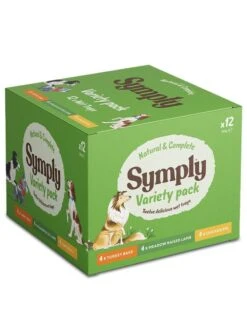 12 X 395g Symply Variety Pack With Rice Dog Food