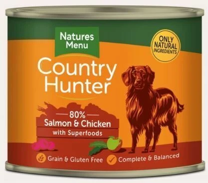 Country Hunter Salmon & Chicken Wet Dog Food Can 3 Country Hunter Salmon & Chicken Wet Dog Food Can