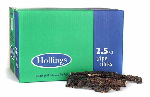 Hollings Natural Dog Treat Sticks In Tripe Bulk 2.5kg 3 Hollings Natural Dog Treat Sticks In Tripe Bulk 2.5kg