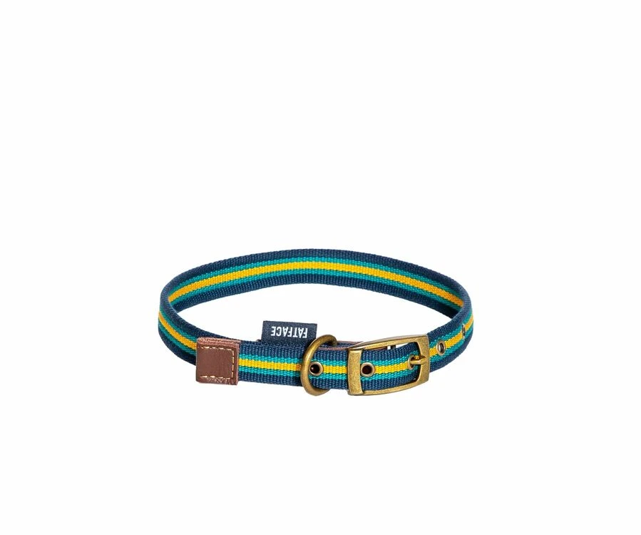 FatFace Bold Stripe Woven Dog Collar 3 FatFace Bold Stripe Woven Dog Collar
